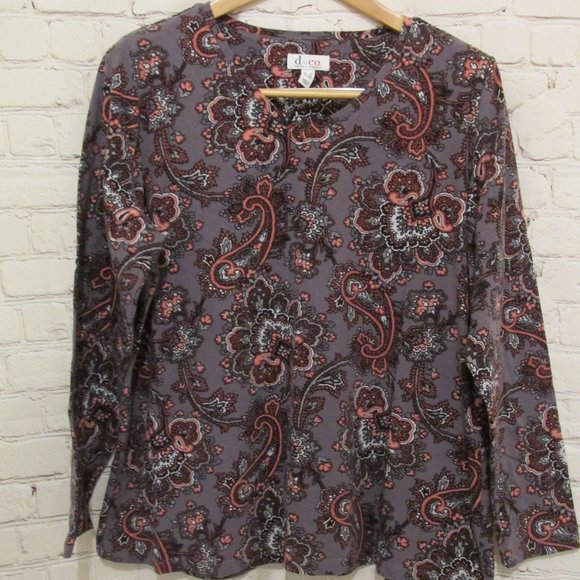 Denim&Co Tops - Denim & Co. Long Sleeve Perfect Jersey Top